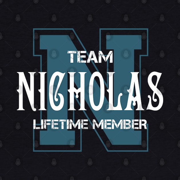 Team NICHOLAS Lifetime Member by HarrisonAlbertinenw